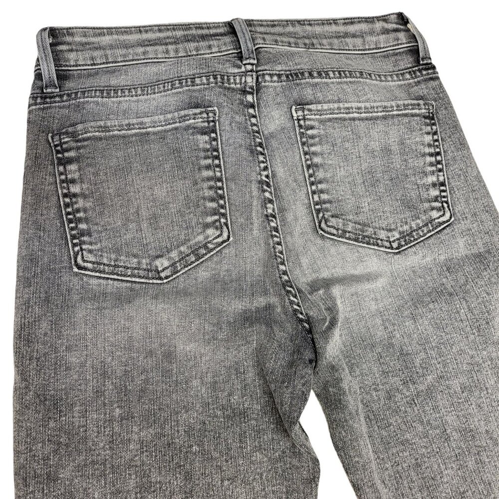 FIDELITY DENIM Juniper Crop Cropped Flare Women's Jeans Denim Surfire Grey SZ 27 - Picture 9 of 16